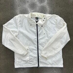 Vintage Mcgregor White Size Medium Windbreaker Zip Up Jacket